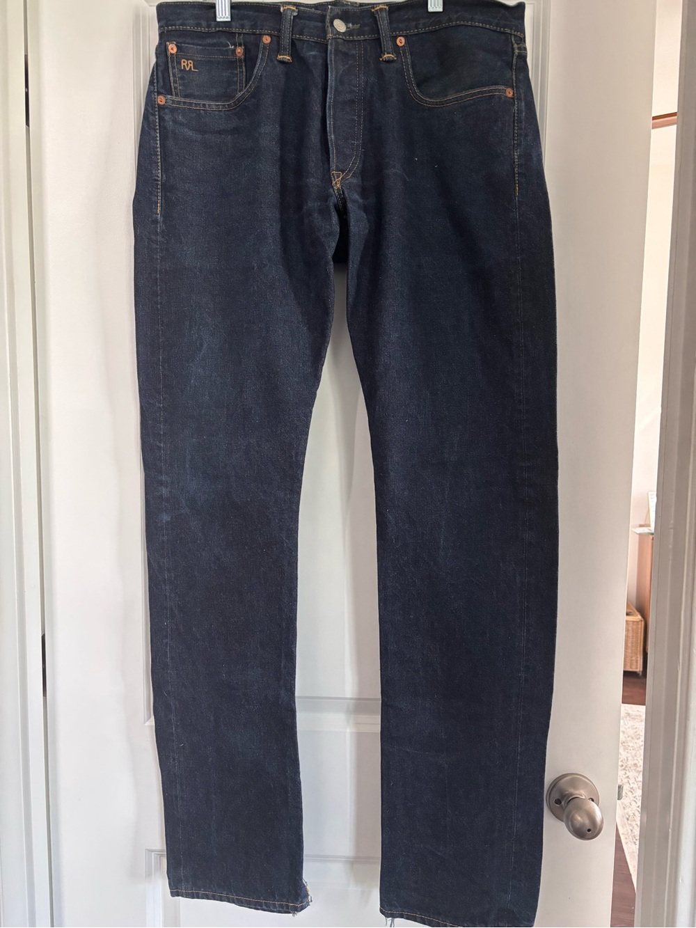 Ralph Lauren Double RL Dark Indigo Slim Men’s Jeans